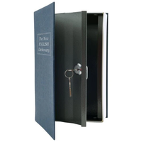 Coffre-fort secret portable antivol pour la maison, petit coffre-fort pour argent et objets de valeur avec serrure à clé