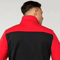 Veste Softshell Imprimée Imperméable et Coupe-Vent pour Homme, Idéale pour la Moto et la Course Automobile, en Polyester (Standard)