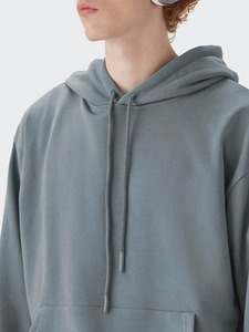 Sudadera con capucha de gran tamaño personalizada, ropa de calle informal, sudaderas con capucha para hombre, fabricante de ropa de etiqueta privada - Product Image 3