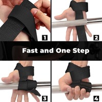 Correas de Levantamiento de Pesas de Neopreno Resistentes, Suaves y Transpirables para Gimnasio, Entrenamiento, Fitness, Culturismo, Uso Profesional, Unisex