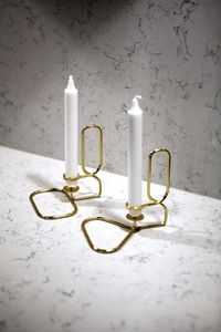 Elegant Handmade Eco-Friendly Durable Metal Candle Stand for Christmas Tabletop Display and Luxury Home Decor - Product Image 4