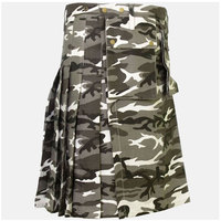 Kilts de camouflage à la mode grande taille Kilts de camouflage de haute qualité avec service OEM Kilts de camouflage légers