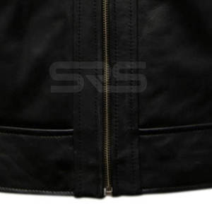 Nouveauté Veste de moto à fermeture éclair pour hommes Veste de moto d'hiver pour hommes, coupe ajustée, marque privée - Product Image 6