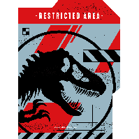 Boîte de rangement pour cartes Jurassic Park TCG, version coréenne bleue, avec séparateur - Product Image 2