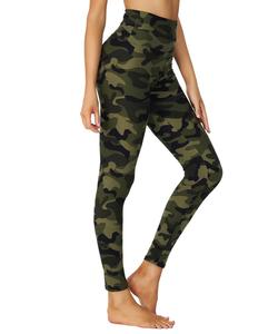 Women's High-Waisted Breathable Flat Camouflage Floral Yoga <b>Leggings</b> Stretch Workout Gym Pants Pockets Casual Plus Size Winter - Product Image 3