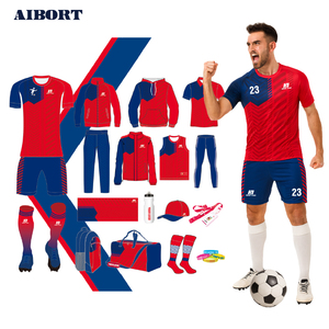 Maglie <span class=keywords><strong>da</strong></span> calcio <span class=keywords><strong>da</strong></span> uomo con Logo personalizzato Aolan divisa <span class=keywords><strong>da</strong></span> calcio traspirante con taglio automatico stampato con <span class=keywords><strong>pantaloncini</strong></span> in stile autunnale - Product Image 1