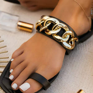 Sandales plates en gelée pour femmes avec bout carré, antidérapantes, légères, semelle intérieure en PU, couleur unie, tendance mode - Product Image 4