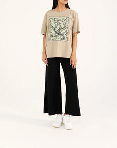 T-shirt de luxe personnalisé 100 % coton à séchage rapide, design élégant, grande taille pour femme – Collection été-hiver 2026 – Le plus tendance et abordable - Product Image 6