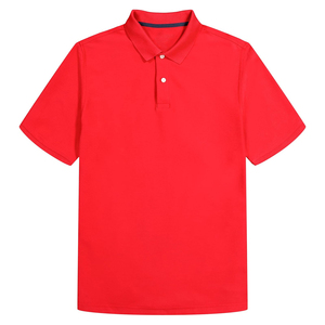 เสื้อโปโลผู้ชายลำลองไซส์ใหญ่พิเศษแบบสั่งตัดสำหรับฤดูร้อนแขนสั้นแห้งเร็วระบายอากาศได้เสื้อกลับด้านสีพื้นขนาดพิเศษ - Product Image 2