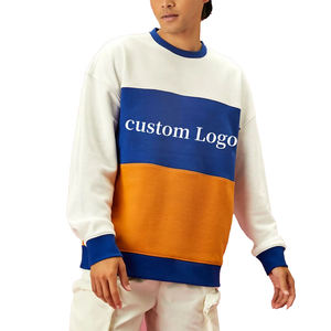 Sweatshirts en coton de haute qualité pour hommes conçus sur mesure 3D brodé imprimé Sportswear lettre motif style pour hommes OEM - Product Image 1