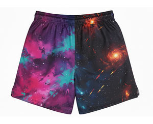 Pantalones Cortos de Baloncesto Personalizados para Hombre, Pantalones Cortos Transpirables de Doble Capa, Informales, Ligeros, Verano, 100% de Poliéster - Product Image 6