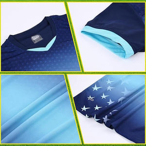 Ropa deportiva personalizada Odm, uniforme de camiseta de fútbol en blanco con logotipo personalizado, conjunto de uniformes de fútbol americano de secado rápido y transpirable - Product Image 2