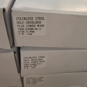 Alambre de soldadura con núcleo fundente autoprotegido de acero inoxidable E308LT0-3, 0.8mm 1.0mm, 1kg/rollo, <span class=keywords><strong>sin</strong></span> <span class=keywords><strong>gas</strong></span>, para soldadura en exteriores - Product Image 6