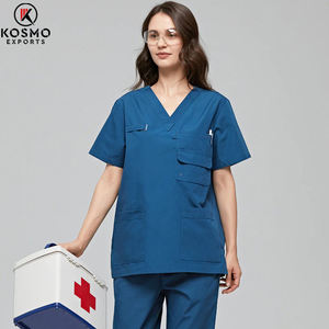 ชุดผ้าเจอร์ซีย์สำหรับผ่าตัดพยาบาลชุดยูนิฟอร์มทางการแพทย์สำหรับผู้หญิงออกแบบได้ตามต้องการ - Product Image 3