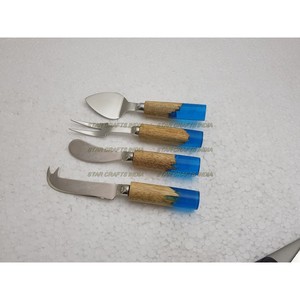 Couverts Métal Acier Inoxydable Avec Couverts En Argent Et Main En Résine pour Cuisine Hôtels Restaurant Ustensile De Luxe Vaisselle De Luxe - Product Image 2