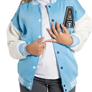 Servicios de OEM Venta caliente Ropa de mujer personalizada Bomber Letterman Béisbol Varsity Chaqueta Mujeres Ropa casual Chaquetas de mujer Varsity - Product Image 4