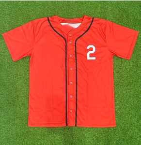 Jersey de béisbol para hombre de último diseño a precio barato Color sólido tamaño personalizado sublimación camiseta de béisbol uniformes - Product Image 1