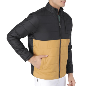 Chaqueta acolchada elegante para hombre: exterior repelente al agua, forro suave, cierre de cremallera y forma minimalista para un uso simple y elegante - Product Image 3