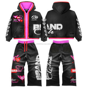 Conjunto Deportivo Personalizado de Fábrica: Sudadera con Cremallera Reflectante de 3m y Pantalones Deportivos de Nailon, Chaqueta Cortavientos Ligera - Product Image 1