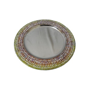 Placa de cargador de lujo hecha a mano para hoteles, catering, mesa de cena esmaltada de Color, accesorios para servir, servidor de calidad estándar - Product Image 5