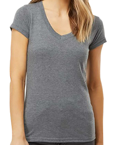Camiseta de manga corta con cuello redondo para mujer 100% algodón Jersey tela serigrafiada Logo encaje ecológico antiarrugas a granel - Product Image 5