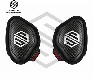 Protège-genoux de course moto en bois, protège-genoux fluorescents pour la piste et la route, protège-genoux de course en plastique haute résistance aux chocs - Product Image 5