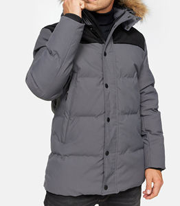 Chaqueta de Invierno Cálida de Diseño Personalizado, Abrigos de Invierno para Hombre, Chaqueta Acolchada de Plumón de Alta Calidad para Hombre - Product Image 2