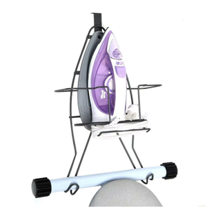 Wholesale Durable Portable Modern Multifunction Door Metal Hanging <strong>Wall</strong> Mounted <strong>Wire</strong> Ironing Board Holder Bathroom <strong>Storage</strong> <strong>Rack</strong> - Product Image 3