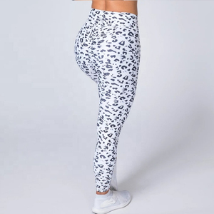 Collants de Compression en Polyester Spandex personnalisables de haute qualité femmes Leggings de Fitness d'entraînement à séchage rapide XL sans couture Yoga Gym - Product Image 3