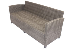 Juego de comedor al aire libre con sensación cómoda, marco de acero, muebles de ratán para exteriores, juego de sofá de comedor de ratán Pe 211G Phu Linh Vietnam - Product Image 3