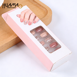 กล่องชุดทำเล็บปลอมสำเร็จรูป Huamao กล่องของขวัญพร้อมช่องใส่สำหรับขายปลีก กล่องบรรจุภัณฑ์กระดาษรักษ์โลก กล่องของขวัญ - Product Image 3