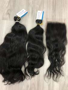 Gran venta 100% extensiones de cabello crudo humano vietnamita trama ondulada de cabello Natural sin enredos sin caída de cabello de lujo en Stock - Product Image 5