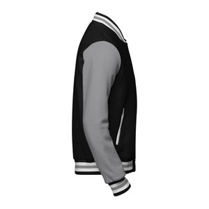 Wholesale Customized Men's Varsity <b>Jacket</b> Premium Quality New Arrival <b>Slim</b> <b>Fit</b> Winter Stand Collar Front Logo - Product Image 4