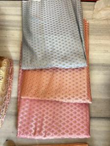 Tissu en soie luxueux de cocons Design jacquard en fibre naturelle texturée lisse - Product Image 4