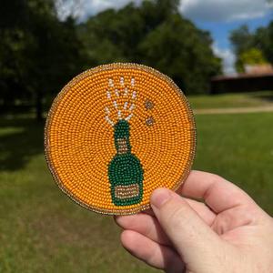 Posavasos para tostadas de champán, posavasos con cuentas, posavasos de vaquero, posavasos de martini - Product Image 1