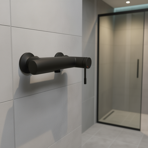 Mitigeur de douche mural extérieur RIVIERA noir satiné SCARUB1197NE pour robinets de bain et de douche Idro Bric - Product Image 3