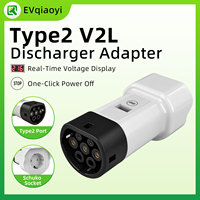 Adaptateur de prise EU 16A pour voiture de type 2 V2l, convertisseur de décharge de type 2 pour charge de voyage 220V AC pour MG