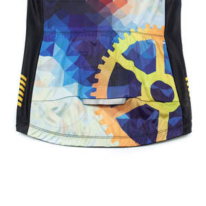 Uniformes de equipo de ciclismo para hombres personalizados de último diseño de fabricante profesional, conjuntos transpirables de LICRA/poliéster de alta calidad - Product Image 5