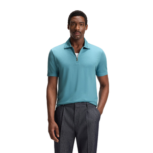 Camiseta Formal de Manga Corta con Cuello Redondo para Hombre BlanqWear, Ajuste Holgado, 100% Algodón Premium de 280g, Antibacteriana y de Secado Rápido - Product Image 1