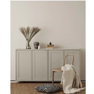 Meilleur prix Buffet de rangement en bois Options multiples Armoires console modernes de taille personnalisée pour salle d'attente du Vietnam - Product Image 5