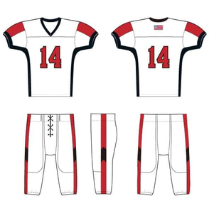 Conjunto de fútbol americano de material cómodo de alta calidad, venta al por mayor, uniforme de fútbol americano transpirable de secado rápido personalizado para hombres - Product Image 5