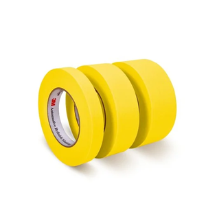 Ruban adhésif de masquage jaune personnalisé avec logo <span class=keywords><strong>3M</strong></span> 301+ pour la peinture, la finition, adhésif en papier crépon résistant aux hautes températures - Product Image 3