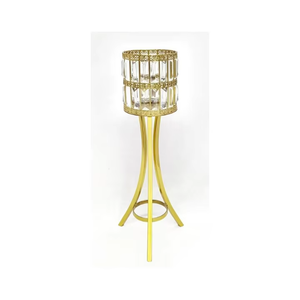 Lotus T-Lite Candlestick Holder Handicraft with Metallic Lustrous Shade and Glass Votive for Home Decoration for Easter - Product Image 4