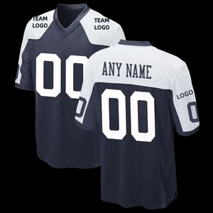 Team Uniform <b>American</b> Football Jersey High Quality XL Tops Embroidered Shirts for Youth Kids Sports Wear - Product Image 5