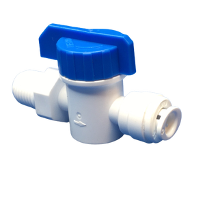 Válvula de Bola POM Blanca HSU de 1 Pulgada, Operación Manual, Accesorios Ecológicos para Filtro de Agua Doméstico, Gran Compatibilidad, 1 Año de Garantía - Product Image 1
