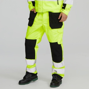 Extreme Duty Outdoor Pants Workwear para hombres con tela pesada y diseño de bolsillo multifuncional - Product Image 3