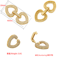 Fermoirs de sécurité pour bracelets, fermoirs pour colliers en zircone, fermoirs pour perles, accessoires de fabrication de bijoux, pièces cubiques