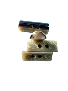 ปุ่มแตรสำหรับเสื้อโค้ทโดยงานฝีมือรูปจันทร์เสี้ยวมีขนาดแตกต่างกัน - Product Image 6