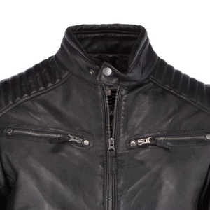 La mejor chaqueta de cuero de moda para hombre de invierno Slim Fit Diseño de calidad superior Ropa de hombre Chaqueta de cuero informal - Product Image 5