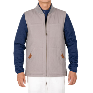 Chaleco de motorista de cuero informal para hombre, gran oferta, chaleco de invierno de talla grande, buen Material de lona transpirable para Chaleco de cuero de motocicleta - Product Image 4